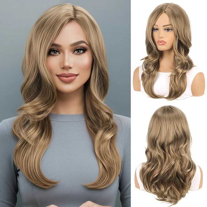 Парти хелоуин медено руса перука на път