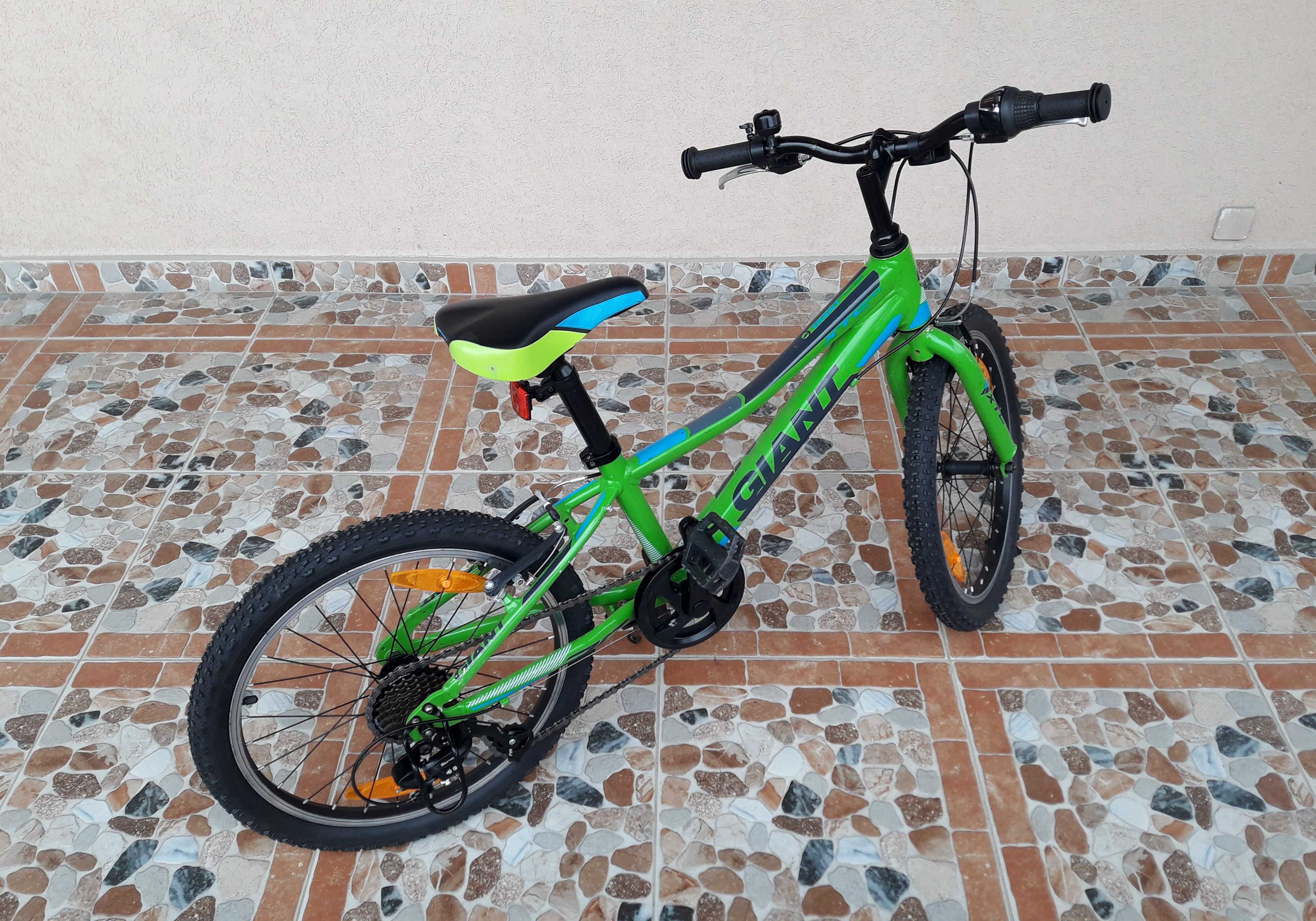 Bicicletă pentru copii 20’ Giant XTC JR MTB, 7 viteze ALUMINIU - verde