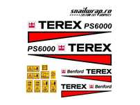 Stickere autocolante Dumper BENFORD, BARFORD, THWAITES, etc