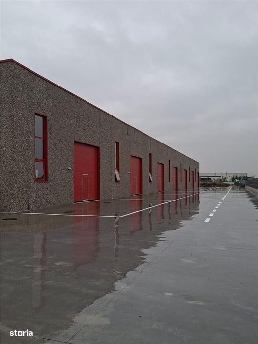 Hala de 900 mp,din beton, avans 30 %, leasing imobiliar 12 ani