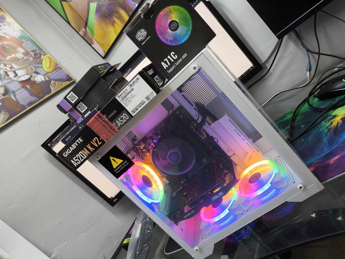 НОВЫЙ ПК Ryzen/1050ti/m2/am4/ddr4.