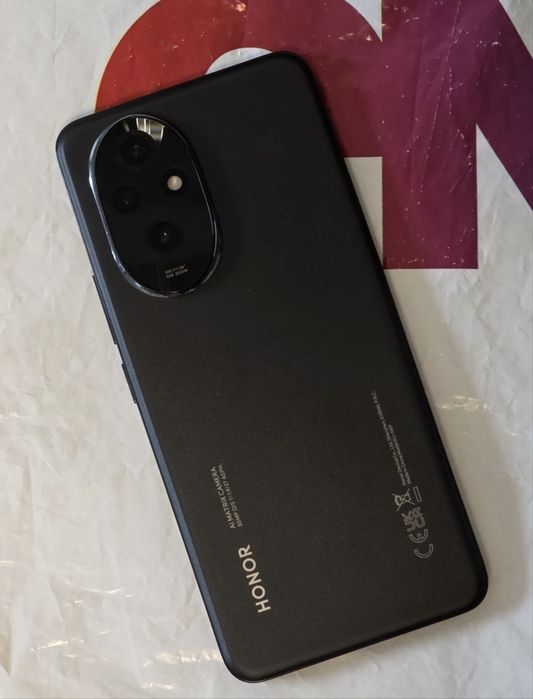 КАТО НОВ 512GB Honor 200 12GB 5G EMAG Гаранция 2026г. Black / Черен