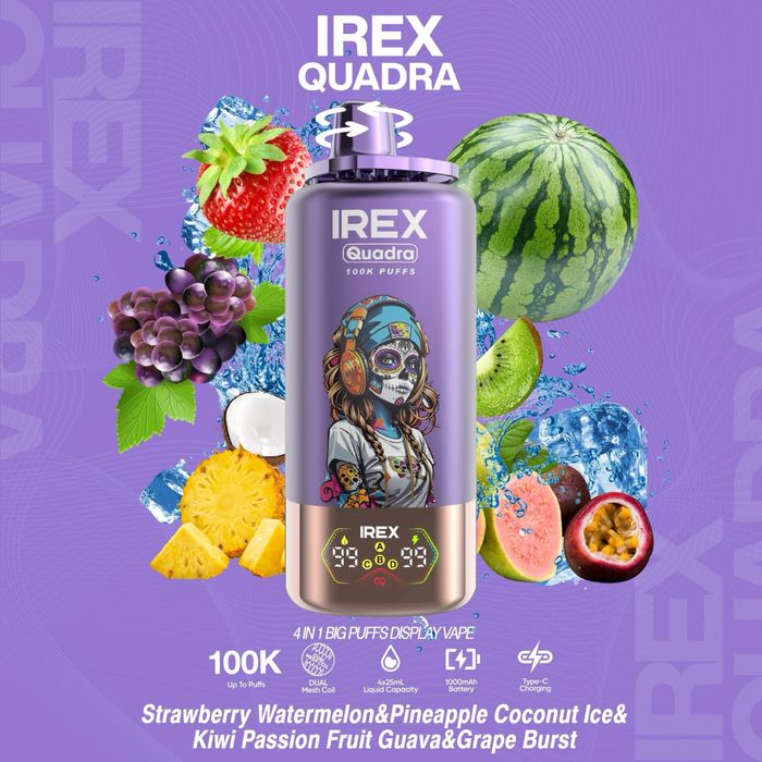 4 Vape-uri IREX Quadra 100k 4 Arome