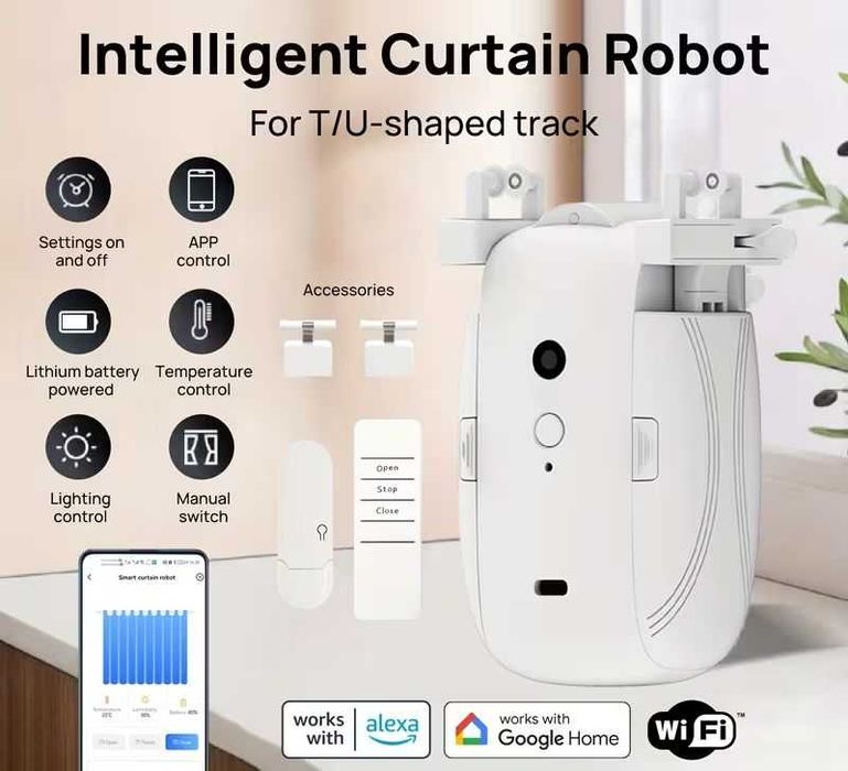 Продавам 2 комплекта Роботи за завеси