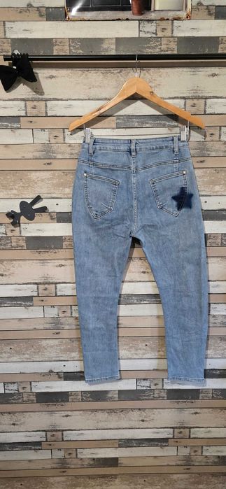 Дамски дънки с висока талия S-(x-166)