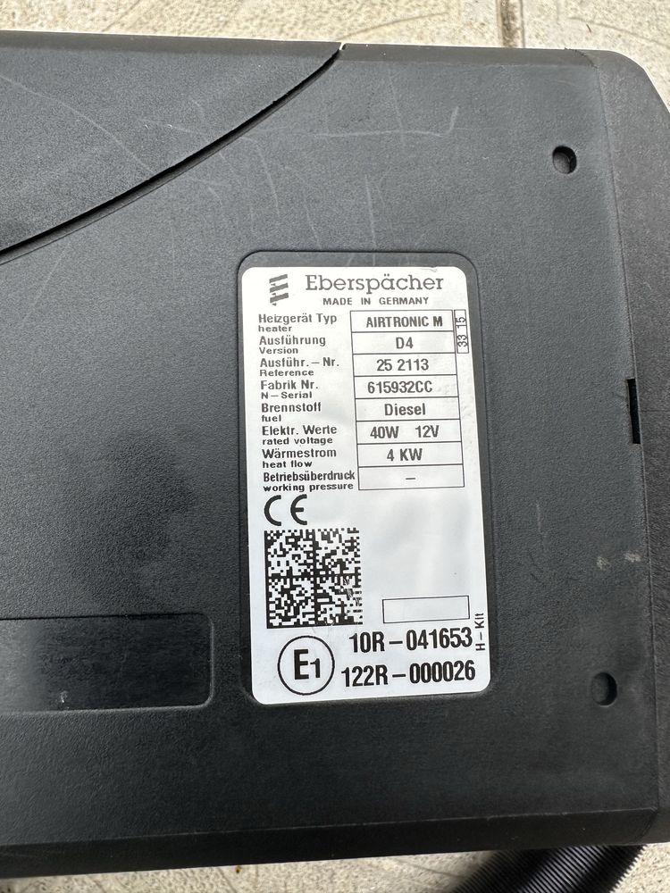 Печка Ебершпехер Eberspacher airtronic D4