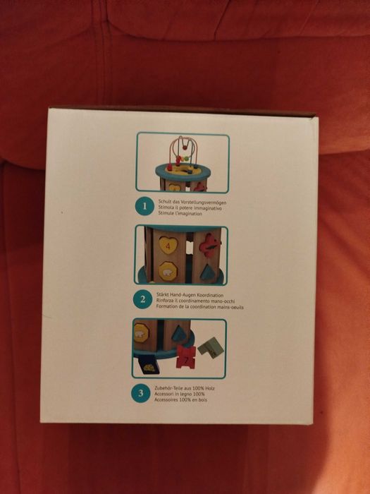 Дървена играчка :  Woody Activity Cube