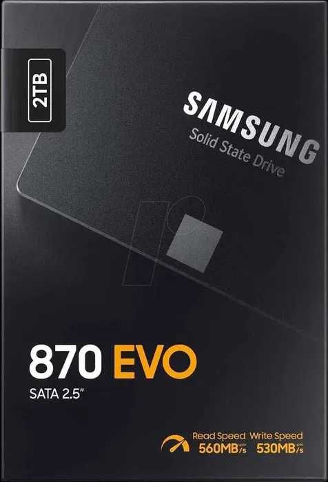 SSD SAMSUNG 870 EVO 2TB Sata III model MZ-77E2T0B/EU Nou Sigilat