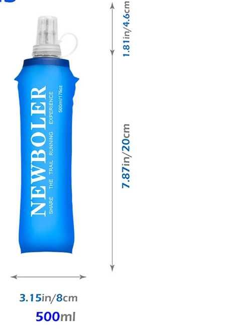 Мека бутилка за вода | 250ml и 500ml | Удобна и сгъваема