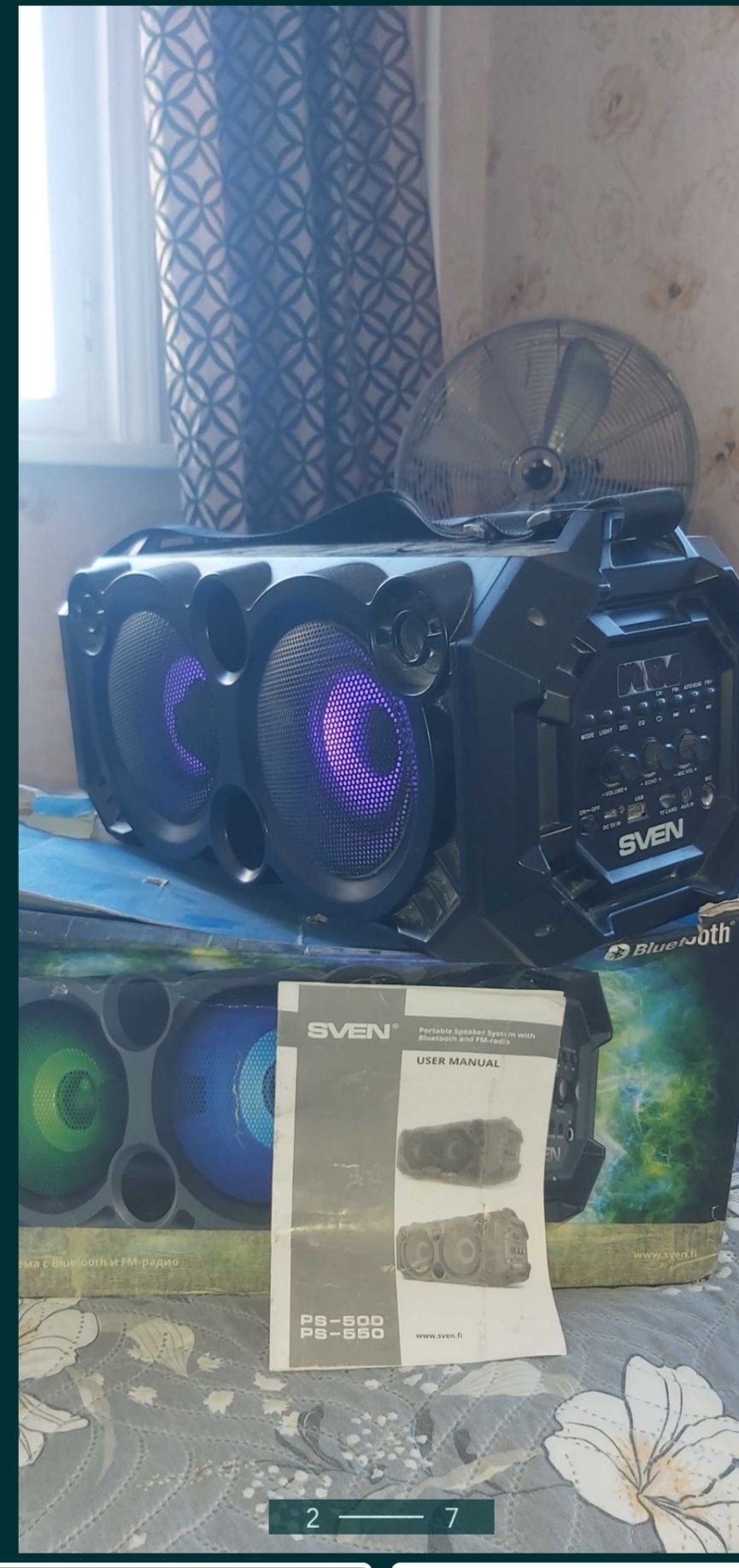 Колонка оригинал sven 500 550