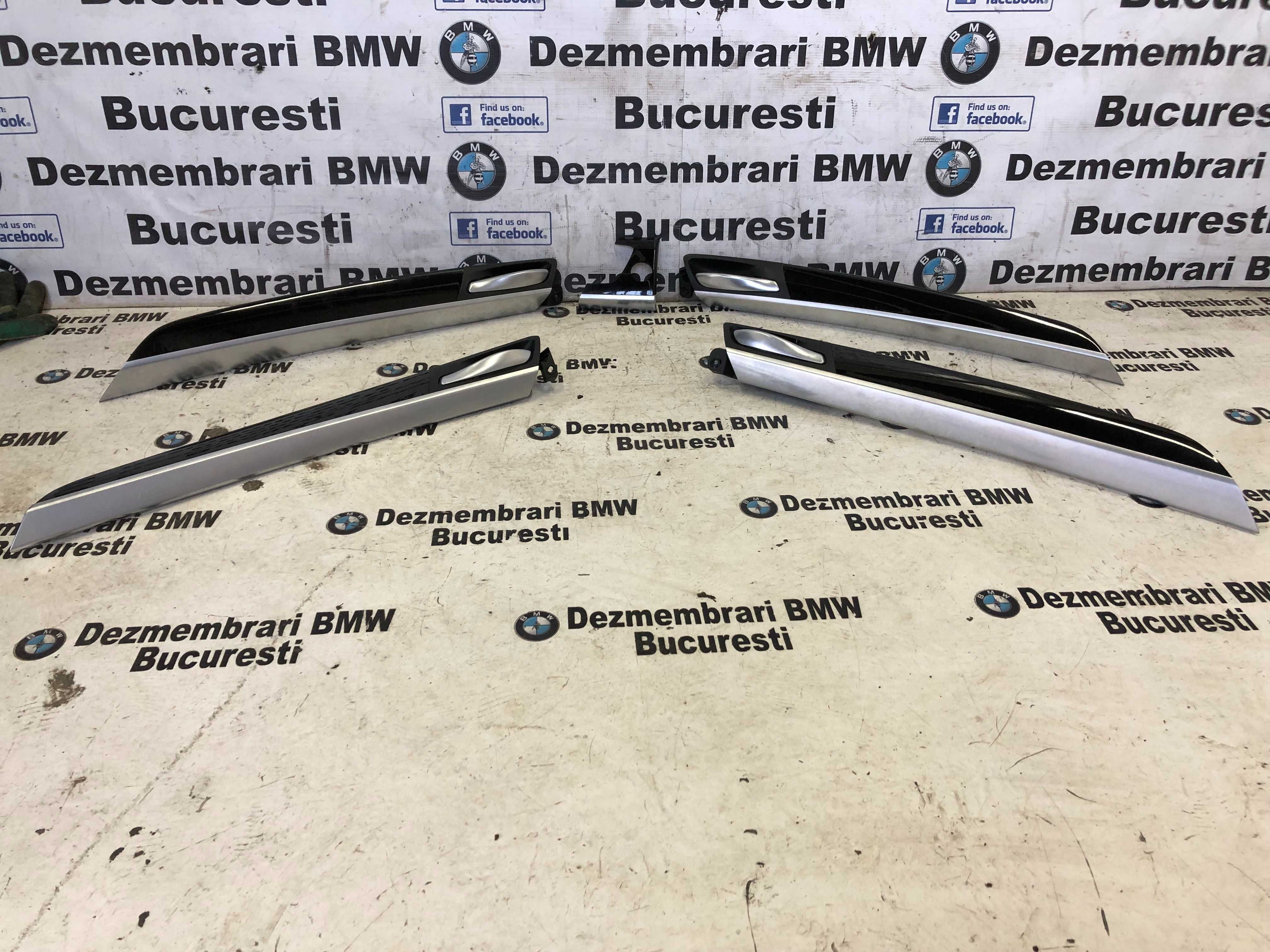 Ornamente trimuri bord consola fete usa negru lucios BMW X6 E71