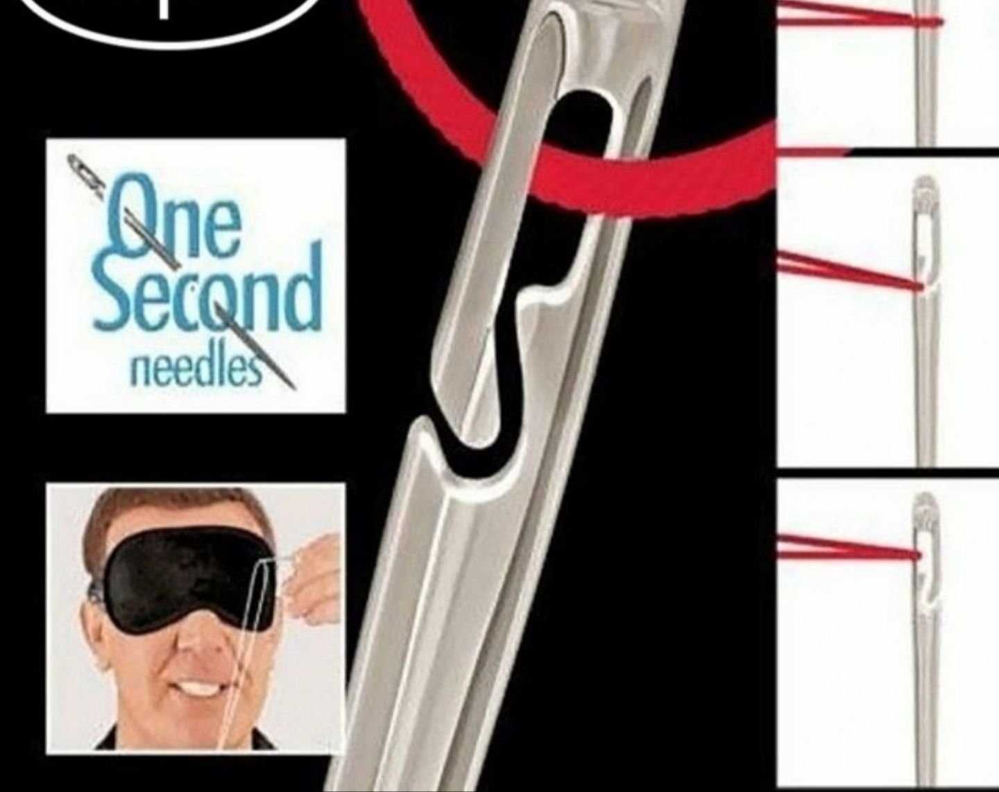 Набор чудо-игл для шитья One Second Needle 112 предметов.