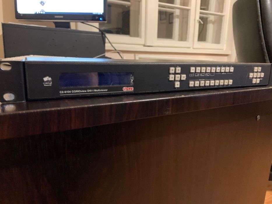 TvOne C2-6104A CORIO2 4-Window DVI-U Multiviewer blackmagic aja