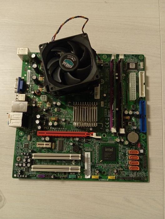 Материнская плата в комплекте с pentium dual-core