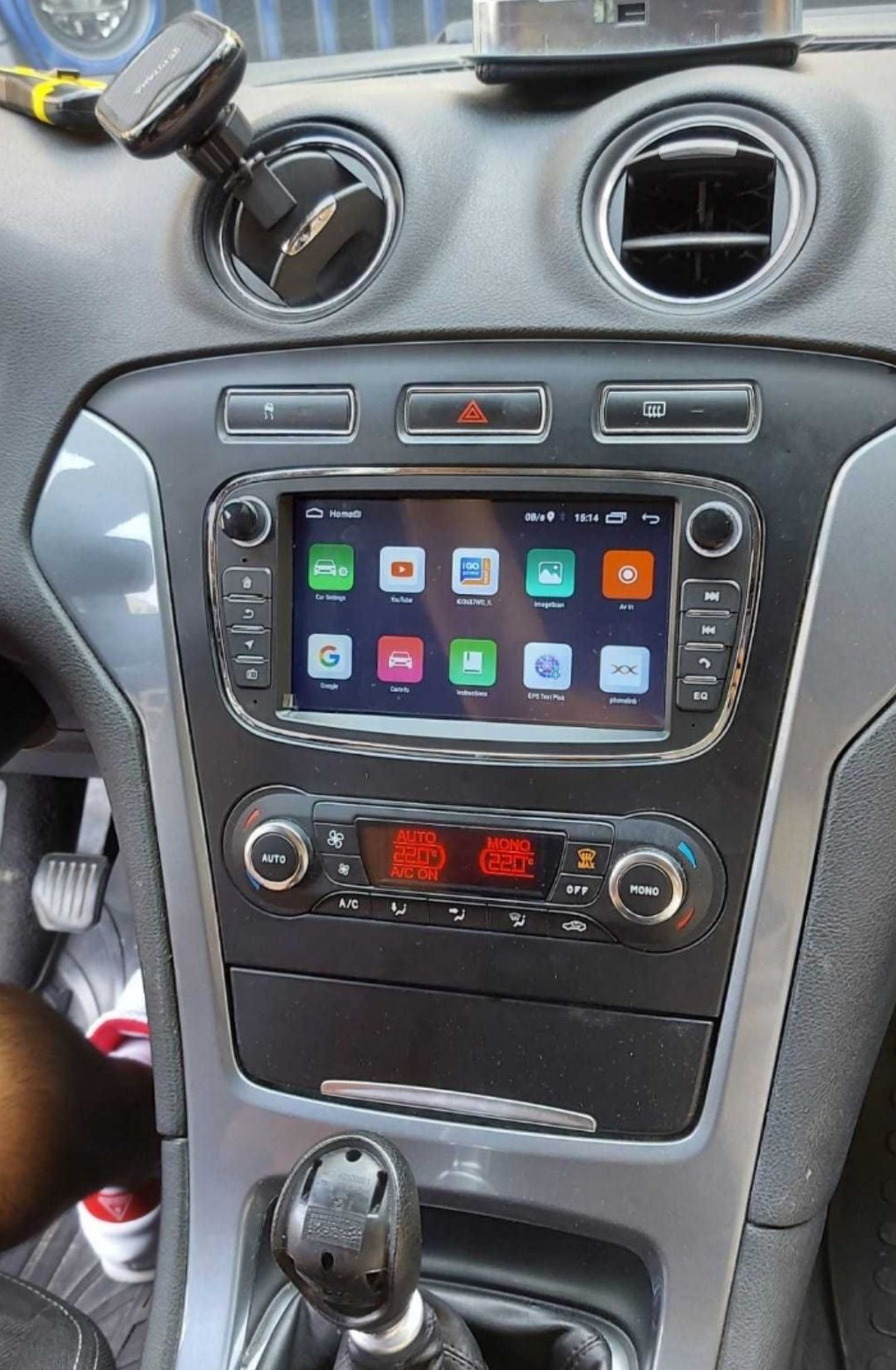 Navigatie Android Ford Focus mk2 Mondeo mk4 S Max CARPLAY 1-8GB
