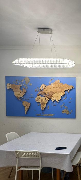 Карта мира картина