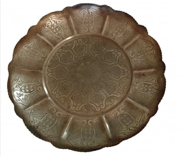 Centru de masa ,fructiera din bronz masiv