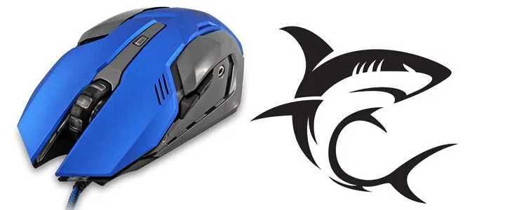 Mouse GAMING RGB White Shark 5003 AZARAH 6.400dpi NOU Sigilat Garantie
