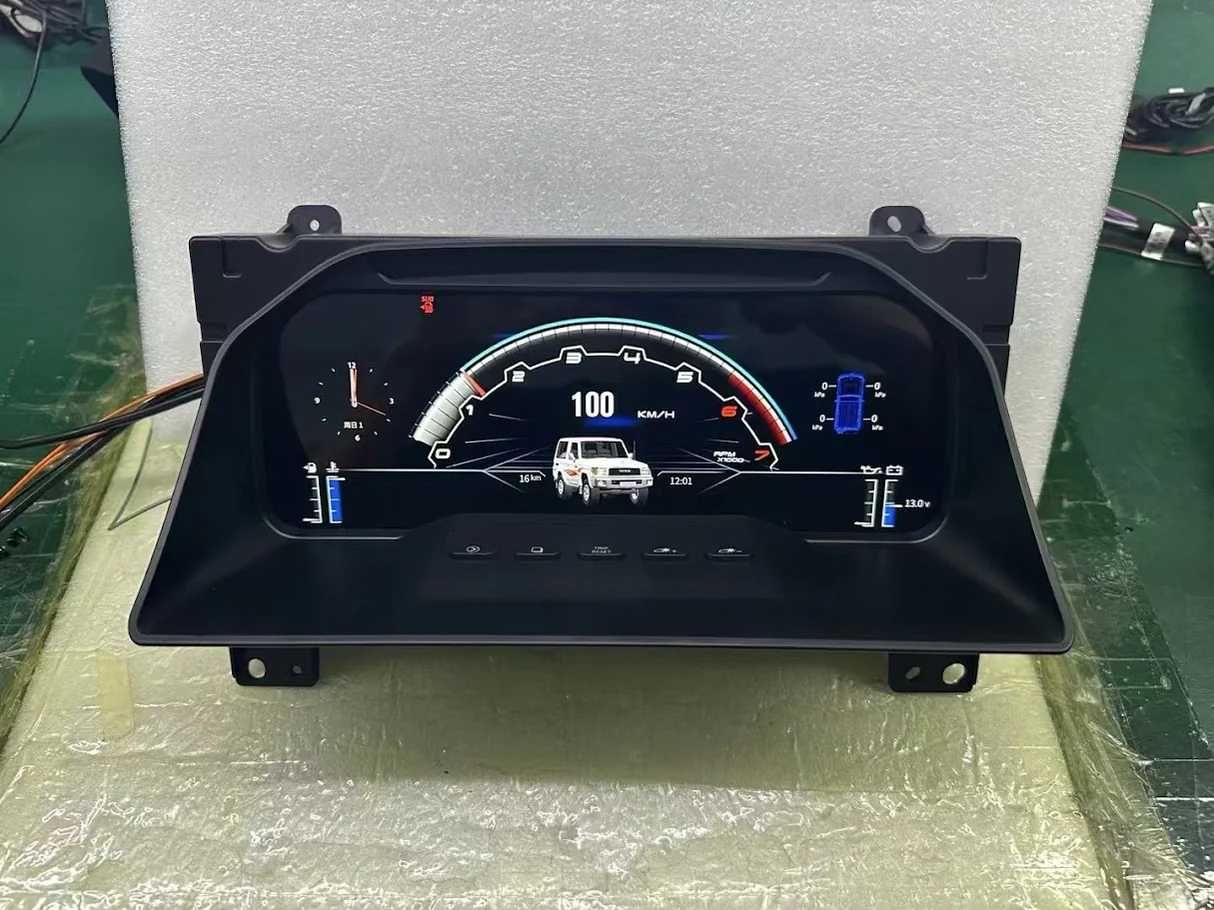 Дигитален километраж LCD 12.3" Toyota Land Cruiser J70 LINUX SYSTEM