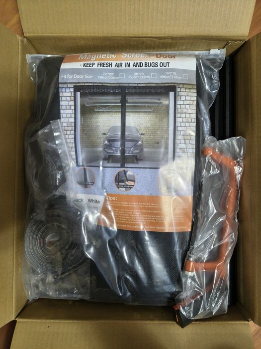 Plasa împotriva insectelor pentru ușa de garaj