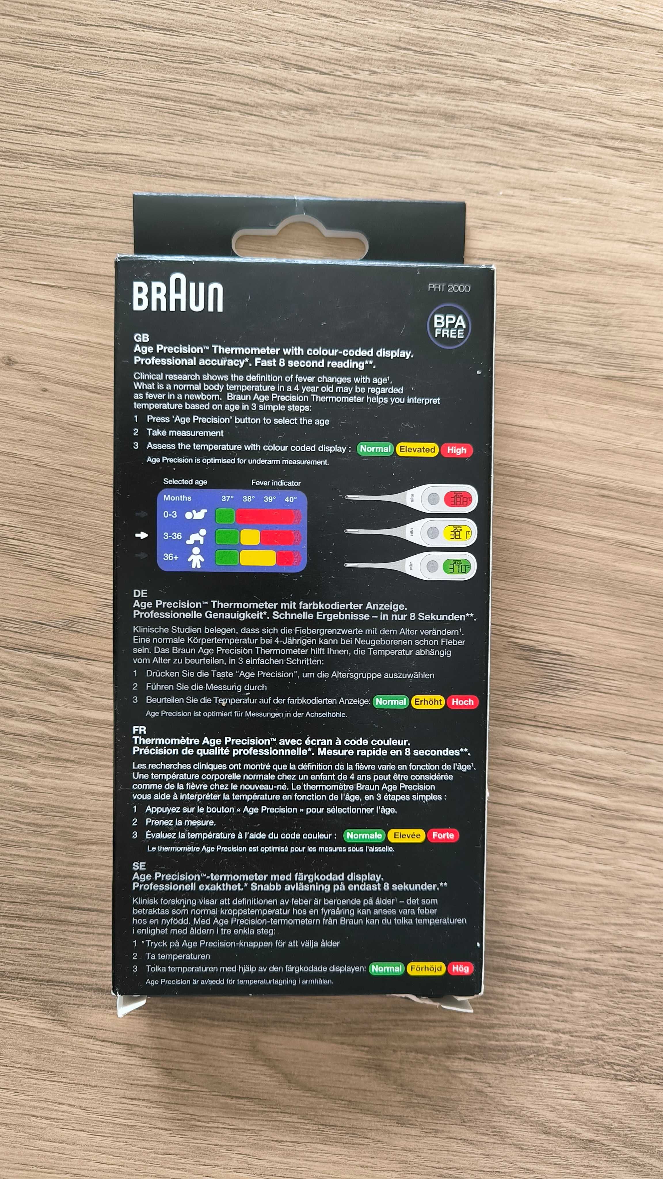 Дигитален термометър Brown Age Precision PRT 2000