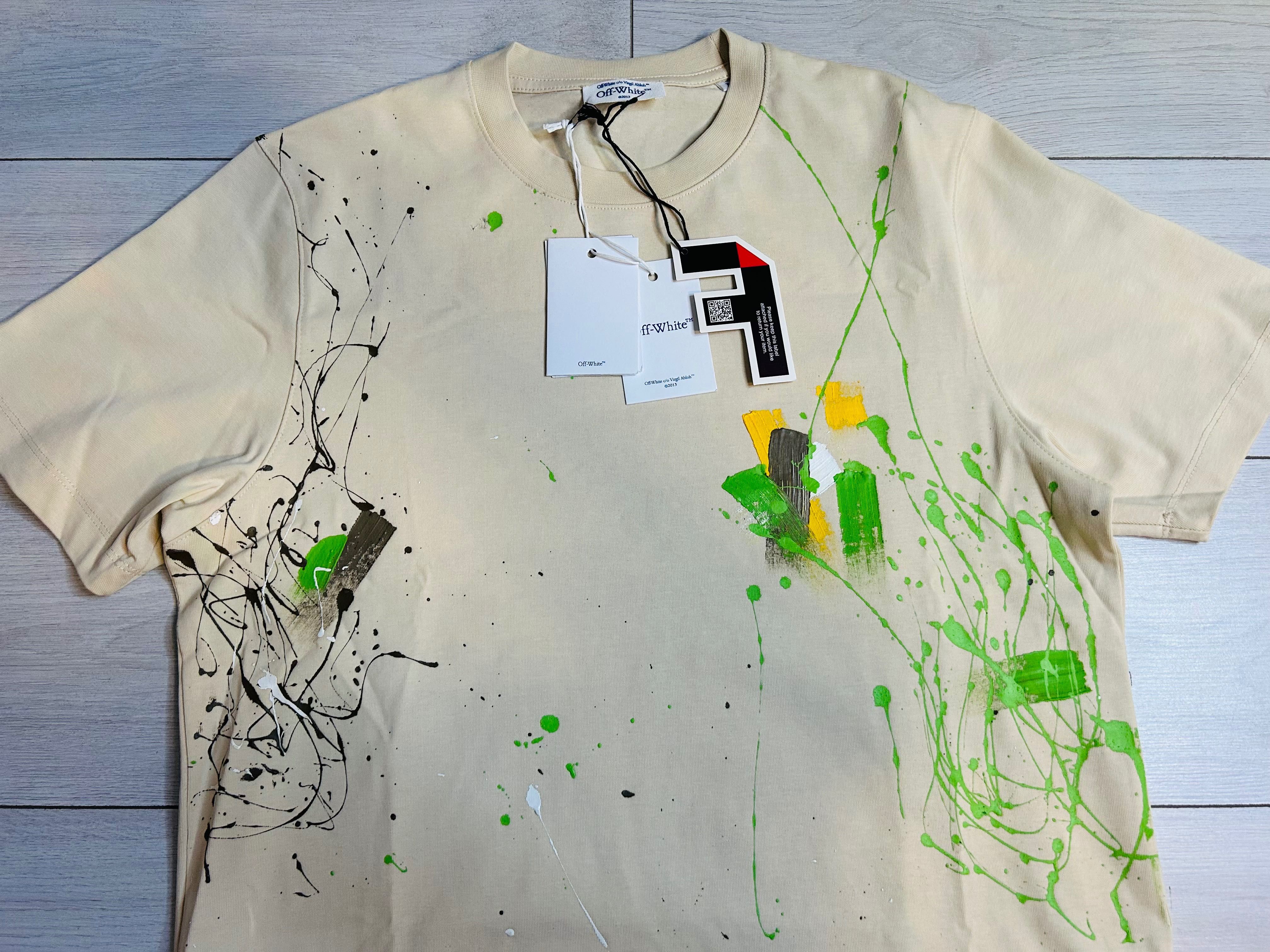 Tricou off white new model crem color 2025