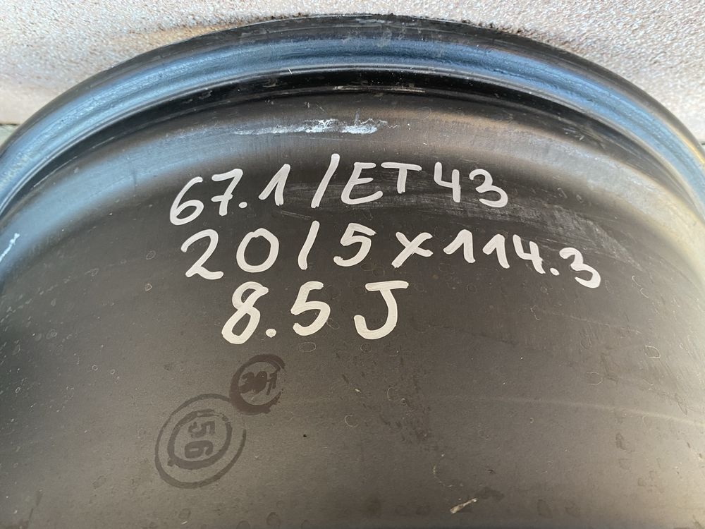 4бр лети джанти 20цола спорт пакет 5х114.3/ет43/8.5J/ц.отв67.1/ет45/