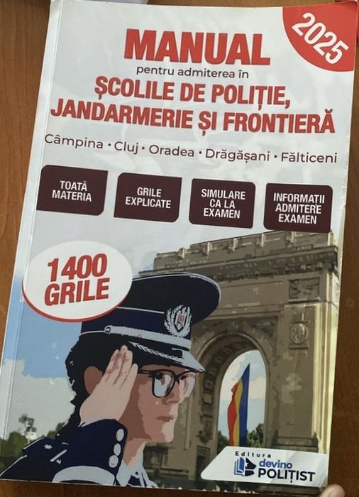 Manual Admitere Poliție 2025