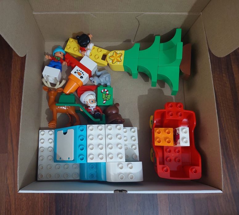 Set Lego Duplo Crăciun, complet