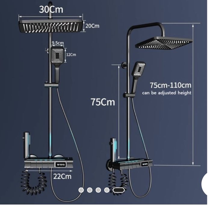 Set dus cu Afișaj Digital și Funcție Termostatică
