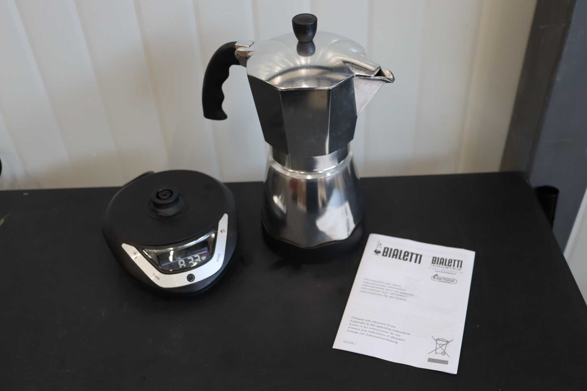 Кафеварка с котлон Bialetti Moka Timer, 6 чаши, 365W