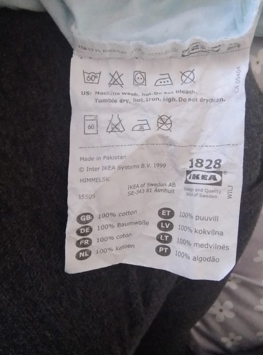 Cearceaf/ husa pătuț ikea