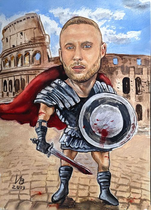 Карикатури, потрети - ръчна изработка