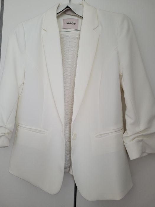 Sacou alb,elegant