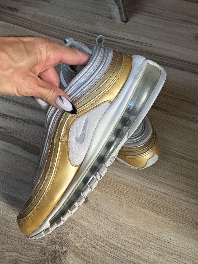 Оригинални маратонки Nike Air Max 97 Metallic Gold! 39 н