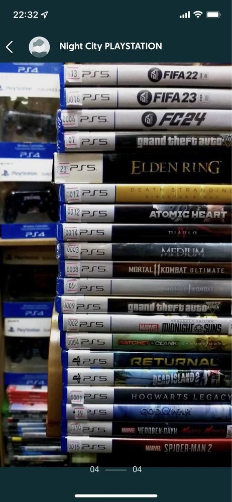 Диски пс4 пс5  playstation ps4ps5