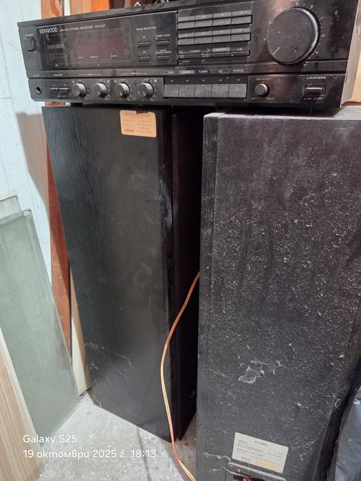 Колони  Denon и усилвател Kenwood