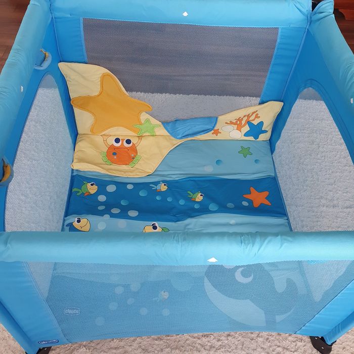 Țarc cu salteluță Chicco Sea Dreams