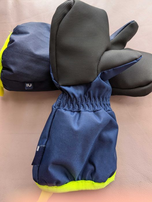 Mănuși schi cu 1 deget călduroase și impermeabile pentru copii