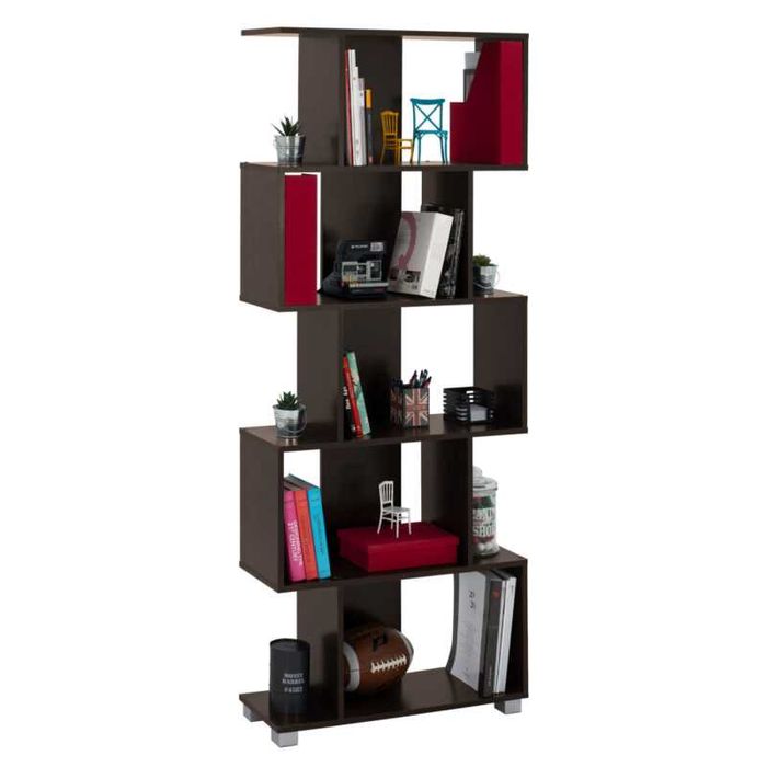 Библиотека, HM2385.04, Бял, Сонома, Венге, Пдч, 70х25х177см.