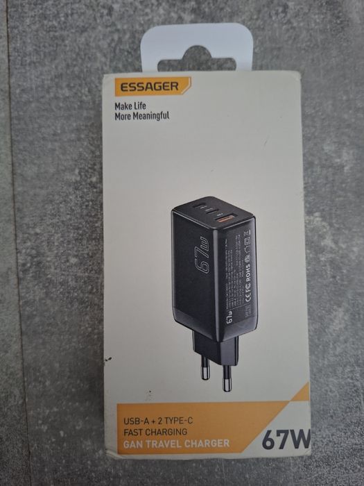 Charger essager 67w 3 port
