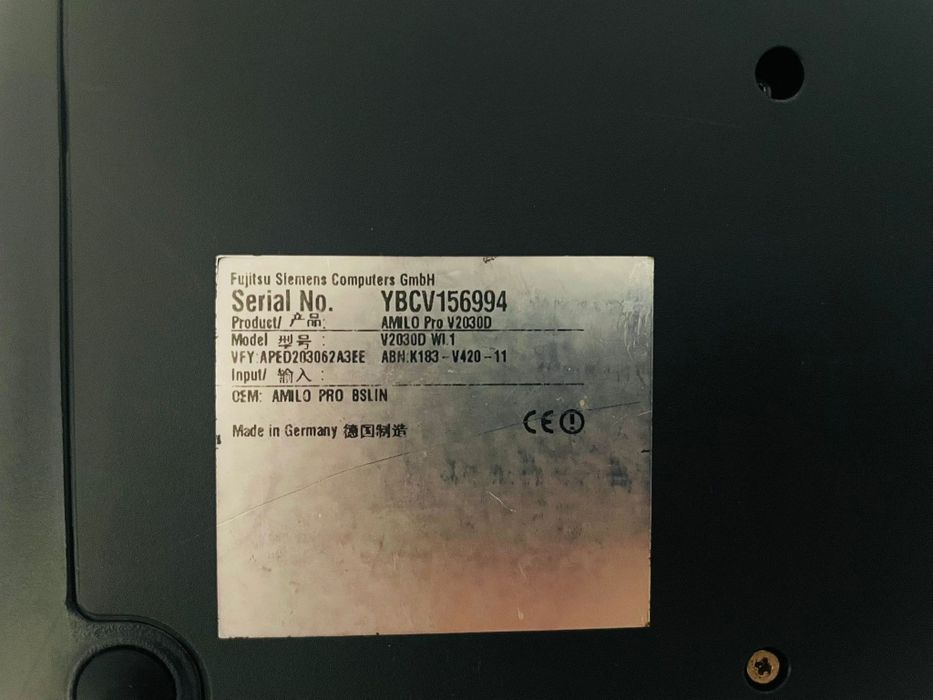 Laptop Fujitsu Siemens functional