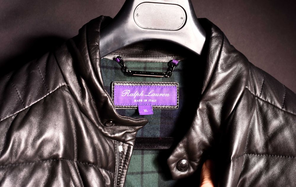 Geaca din piele Ralph Lauren Purple Label