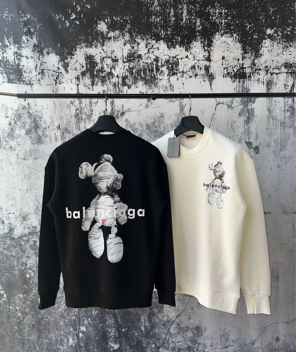 Bluza Balenciaga alba sau neagra Premium s-xxl