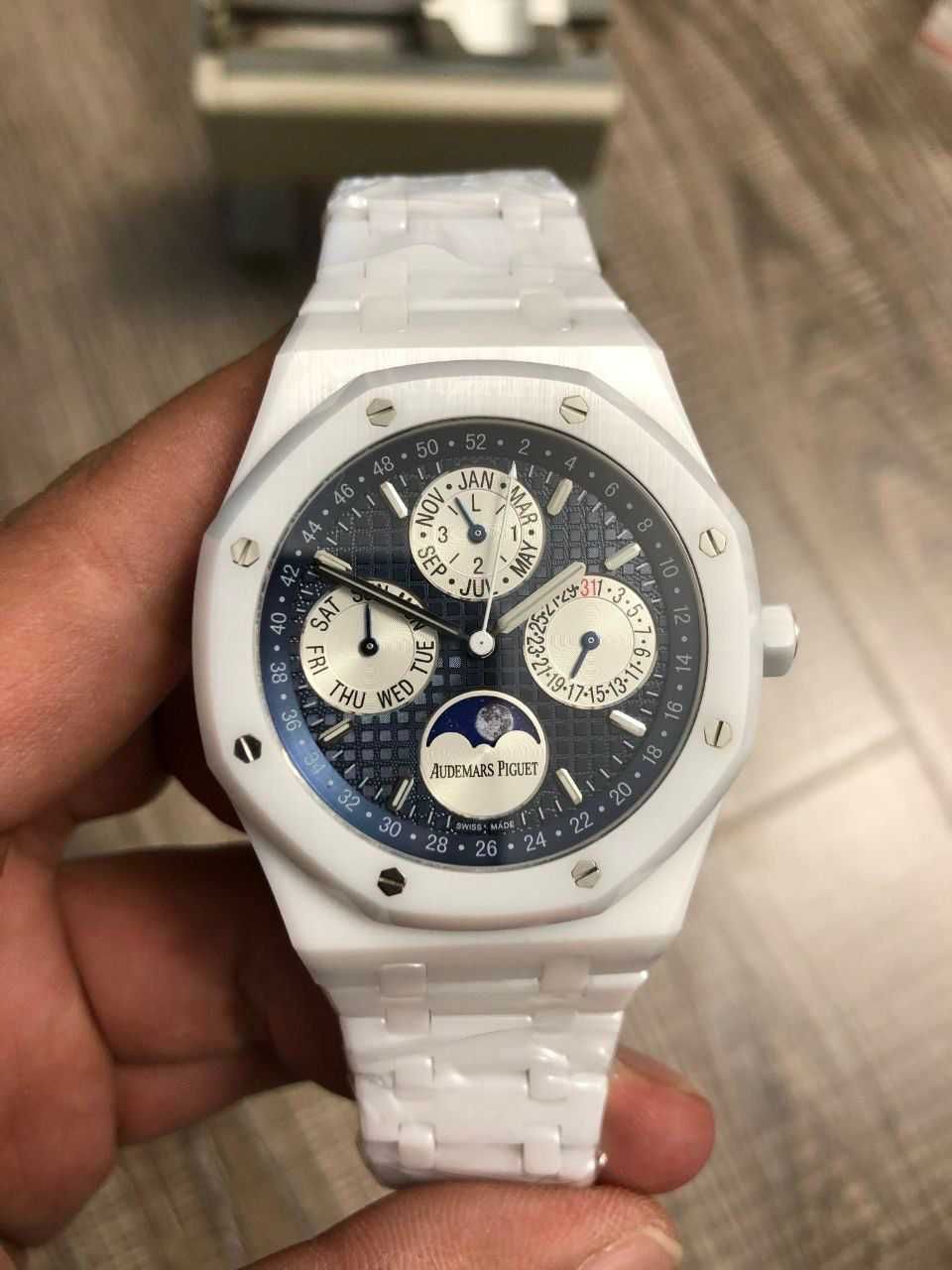 Audemars Piguet Royal Oak Perpetual Calendar Now in White Ceramic