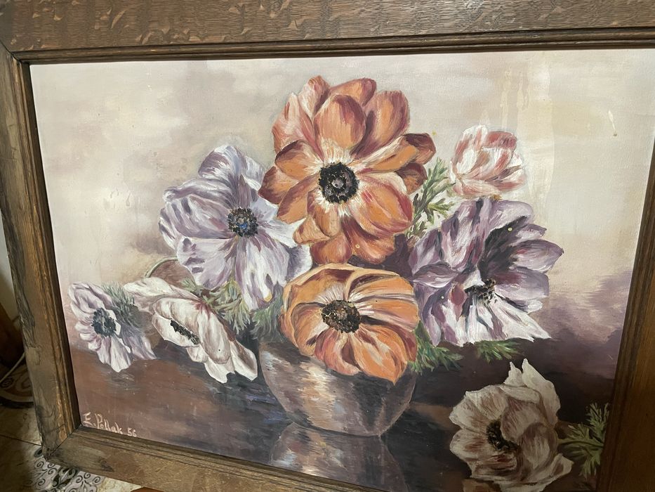 Tablou Florii in Vaza , Vechi