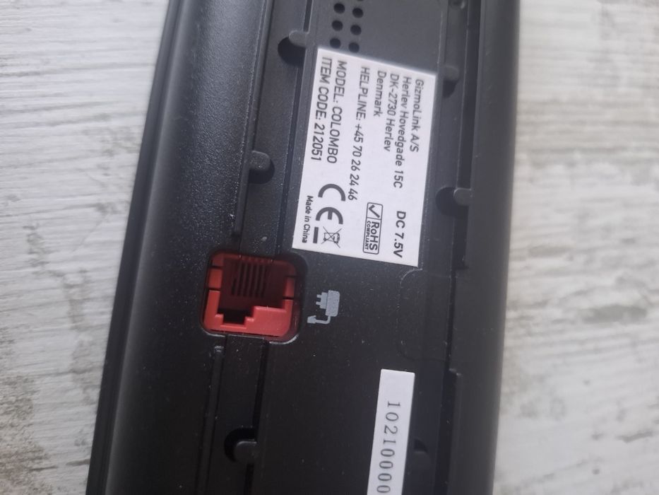 Telefon fix portabil din 2 bucăți