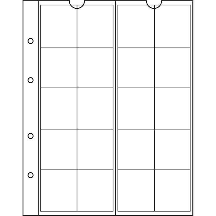 резервни листи Numis за албуми - монети