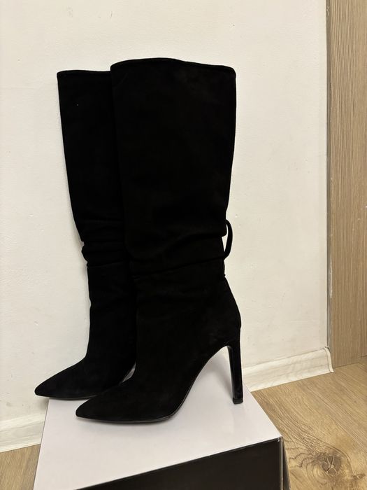 Cizme piele intoarsa Anna Cori , 38