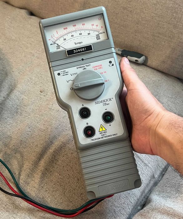 Tester Tempo Sidekick 7B EU in stare de functionare cu husa si cabluri